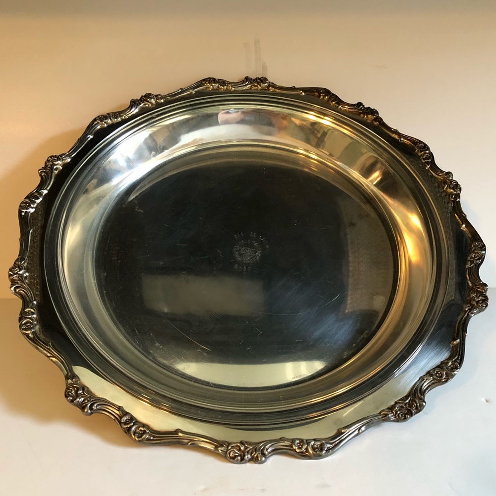 Webster Wilcox International Silver Footed Tray